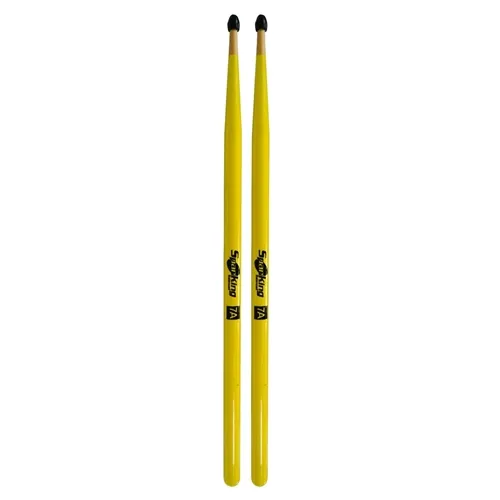 Baqueta para Bateria Spanking 7A Ponta Nylon Luminosa 4120