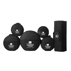 Capa para Bateria AVS Flex Hard Bumbo 22" 22"/16"/14"/13"/12" + Ferragens