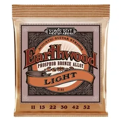Encordoamento para Violão Aço Ernie Ball Earthwood Phosphor Bronze (.011/.052) Light 2148