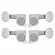 Tarraxa para Ukulele Custom Sound CMH104 (2+2) Blindada Cromada