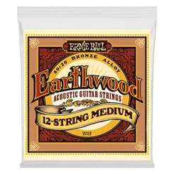 Encordoamento para Violão 12 Cordas Ernie Ball Earthwood 2012 .011 Bronze 80/20
