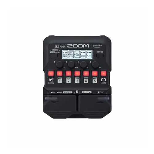 Pedaleira para Guitarra Zoom G1 Four