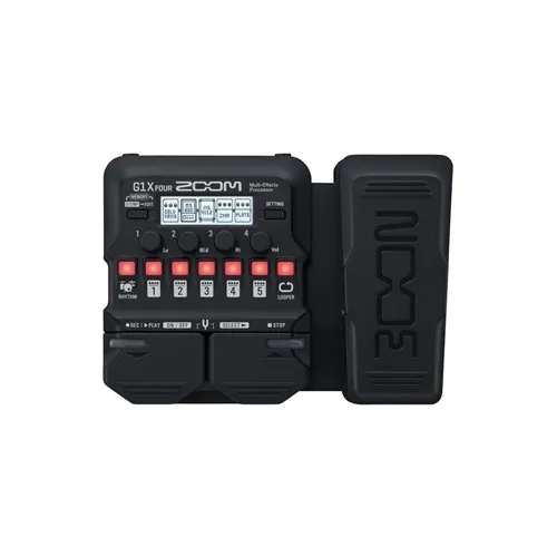 Pedaleira para Guitarra Zoom G1X Four