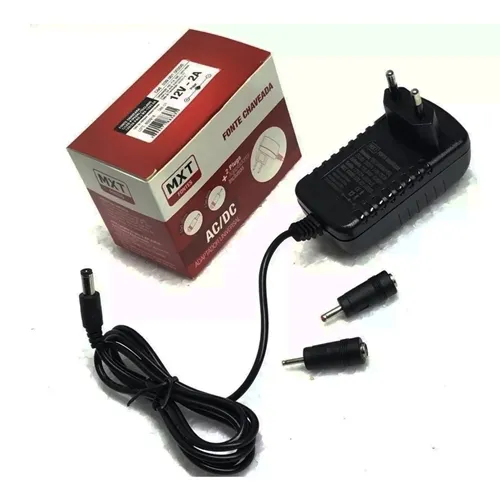 Fonte para Uso Geral MXT MX-12V2.0A 12 Volts /2 Ampères Centro Negativo 39.1.200
