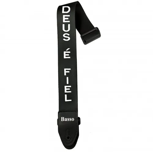 Correia para Violão/ Guitarra Basso NY-01 Sintética -  Deus é Fiel