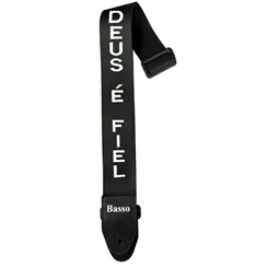 Correia para Violão/ Guitarra Basso NY-01 Sintética -  Deus é Fiel