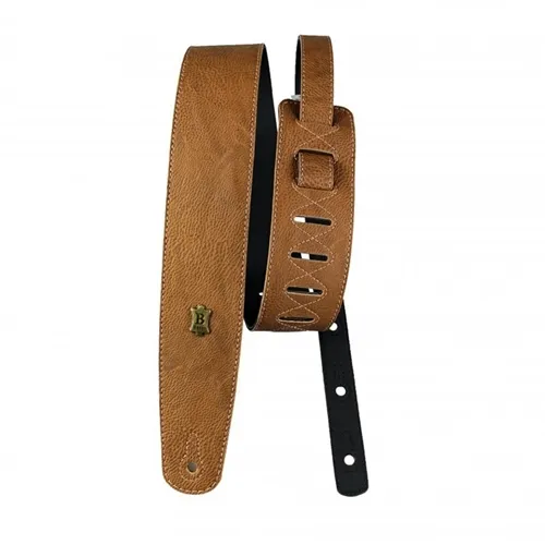 Correia para Violão/ Guitarra/ Baixo Basso VT L ECO 03 Whiskey Couro Vegano