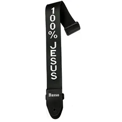 Correia para Violão/ Guitarra Basso NY-01 Sintética - 100% Jesus