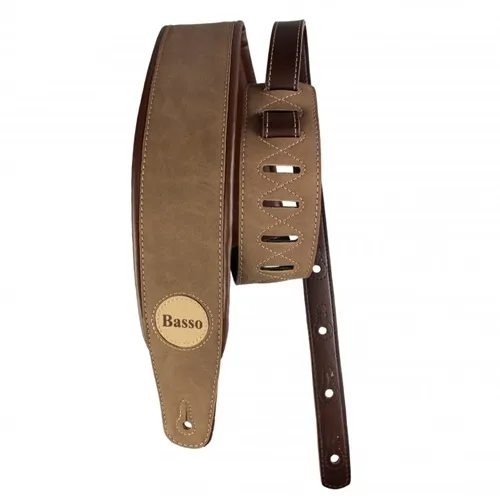 Correia para Violão/ Guitarra/Baixo Basso CLA 25 Estonada Ferrugem