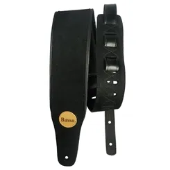 Correia para Violão/ Guitarra/Baixo Basso FB 01 Suede Preta