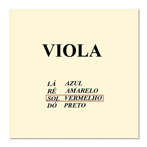 Corda Avulsa 3ª Sol para Viola de Arco Mauro Calixto