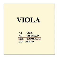 Corda Avulsa 3ª Sol para Viola de Arco Mauro Calixto