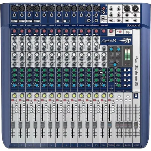 Mesa de Som 16 Canais Soundcraft Signature 16