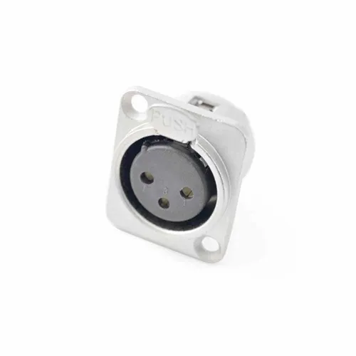 Plug XLR Fêmea Tomada Santo Angelo SA2X Niquelado