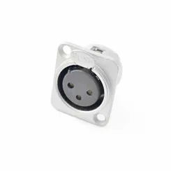 Plug XLR Fêmea Tomada Santo Angelo SA2X Niquelado