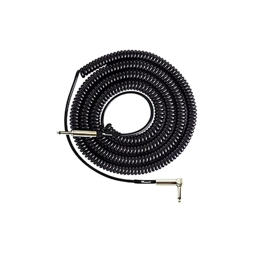 Cabo P10 x P10/90° Tecniforte JIB30LNI Jimi Coil 30FT 9,15 Metros Preto