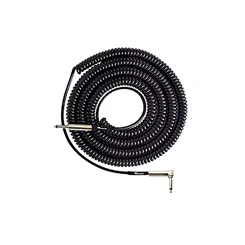 Cabo P10 x P10/90° Tecniforte JIB30LNI Jimi Coil 30FT 9,15 Metros Preto