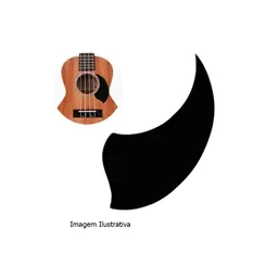 Escudo Protetor de Tampo de Ukulele Ronsani All Black