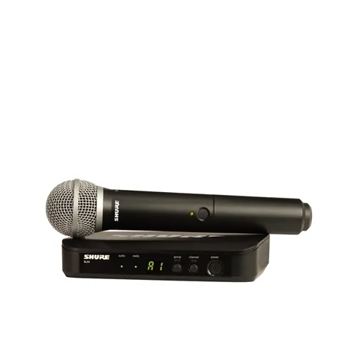 Microfone sem Fio (1 Microfone de Mão-Bastão) Shure BLX24BR/PG58 J10