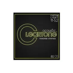 Encordoamento para Violão Aço Cleartone Acoustic 80/20 7611 (.011-.052)