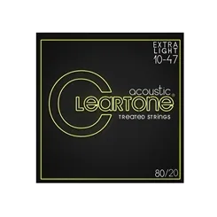 Encordoamento para Violão Aço Cleartone Acoustic 80/20 7610 (.010-.047)