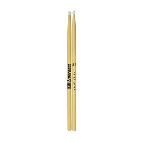 Baqueta para Bateria Liverpool Classic 7A Ponta Nylon LL7AN (Par)
