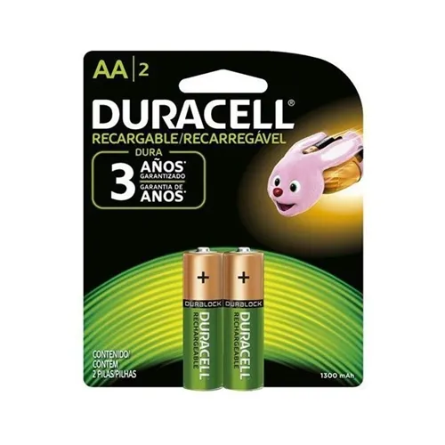 Pilha Pequena Recarregável Duracell DC1500 Nimh 1,2V 1300mAh