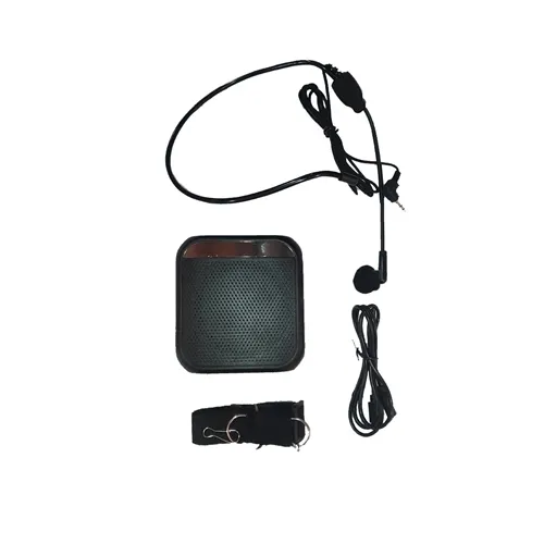 Microfone com Amplificador Hi Fi Kit Professor com Bateria Interna