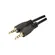 Cabo P2 Stereo x P2 Stereo MXT 8.1.285 Plug Dourado 1,5 Metro