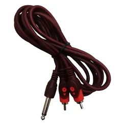 Cabo P10 Mono x 2 RCA MXT 8.1.363 Profissional 1,8 Metro