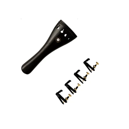 Kit Estandarte para Violino 4/4 Vignoli VET44PE-EB Ébano com 4 micro afinadores