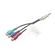 Cabo P2 4C x 3 Jack RCA MXT 8.1.335 Níquel 16,5 Centímetros