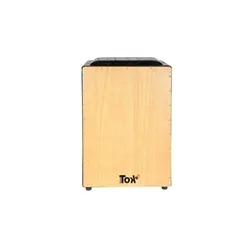 Cajon Elétrico Nobre Tok 101 Preto/Natural com Bongô Embutido