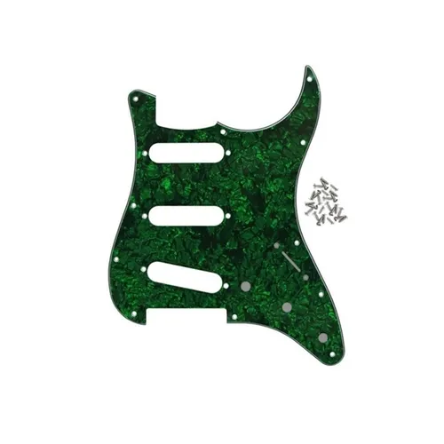 Escudo para Guitarra PHX Strato 3S Verde Perolado 67C GR