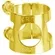 Braçadeira para Sax-Alto Free Sax BMAD Metal Dourada