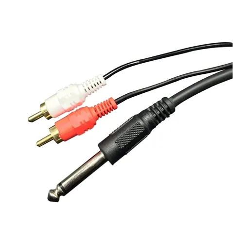 Cabo P10 Mono x 2 RCA MXT 8.1.364 1,8 Metro