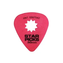 Palheta Cleartone Starpicks .50 Vermelha