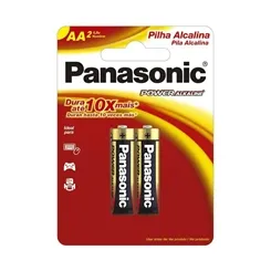 Pilha Pequena Panasonic LR6XAB2B Alcalina (COM 2)