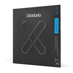 Encordoamento para Violão Aço D'Addario XT XTABR1253 .012 Bronze 80/20