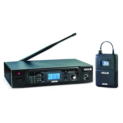 Sistema Monitor sem Fio Vokal VMT-50 com 1 Bodypack MR-5