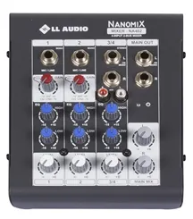 Mesa de Som 4 Canais LL NA402 Nanomix