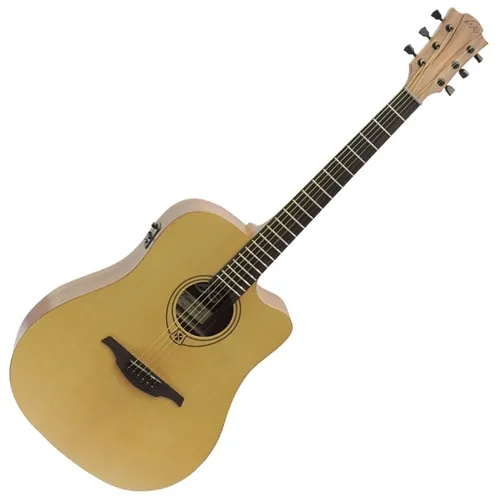 Violão Elétrico LAG T44DCE