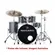 Bateria Nagano Garage Fusion 20 - Tons 10" e 12"/ Surdo 14"/ Caixa 14"/ Bumbo 20"