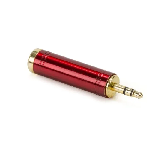 Plug Adaptador P-2 Stereo X J P-10 Stereo Santo Angelo Niquelado