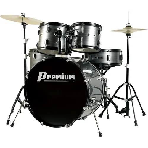 Bateria Premium DX720 com Pratos e Bancos - Bumbo 20"