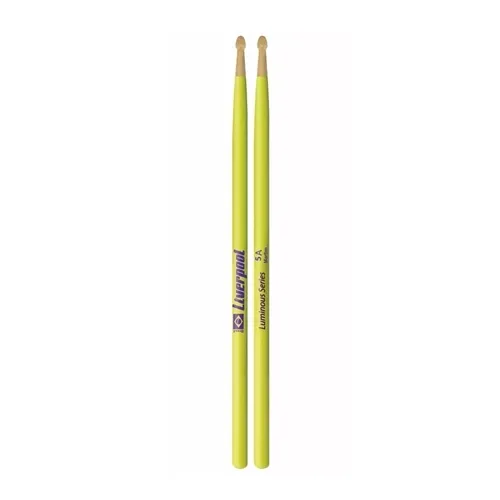 Baqueta para Bateria Liverpool Luminous 5A Ponta Madeira MC5AM (Par)