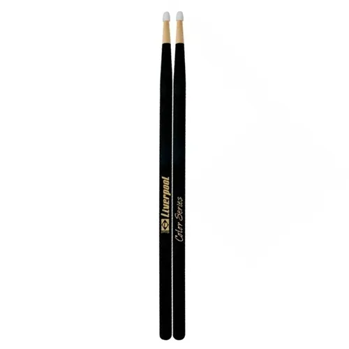 Baqueta para Bateria Liverpool Color 5A Ponta Nylon LC5AN (Par)