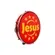 Pandeiro 10" Luen 40221 ABS 6 Afinações Platinela Inox Pele Jesus