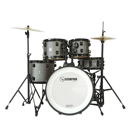 Bateria RMV Scorpion Aspire 20 10/12/14/14/20 Com Pratos