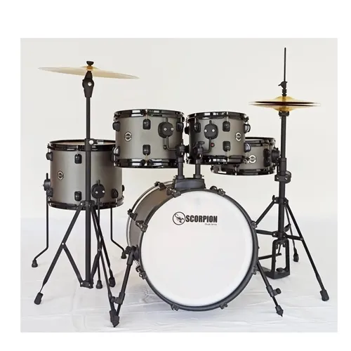 Bateria RMV Scorpion Aspire Juv. 18 10/12/14/10/18 Com Pratos